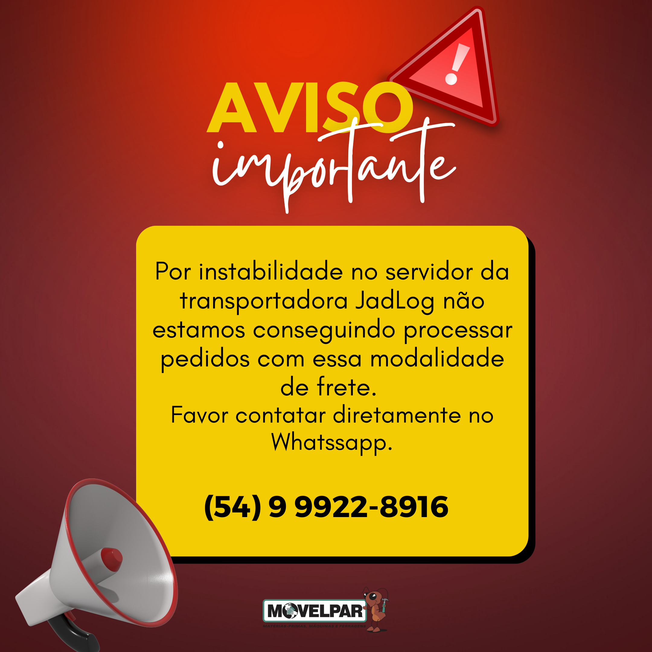 Modal Erro