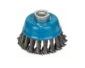 Escova para Esmerilhadeira 75mm Aço com Rosca Bosch 