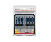 Broca Chata jogo com 6 peças estojo tecido Bosch