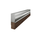 Perfil Puxador DES-385 com 6000mm Sobrepor CH18mm Alumiconte