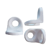 Suporte Prateleira L 2 Furos Metal Leve Branco Pintado Epoxi Metalfixe