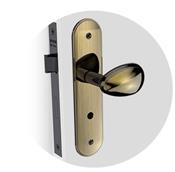 Fechadura Banheiro Bora Antique Brass Taco Golf  Soprano