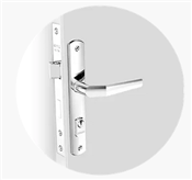 Fechadura Externa Estreita Inox 505 Mac Soprano