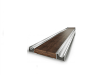 Perfil Puxador DES-102 com 6000mm Sobrepor CH 18mm Alumiconte