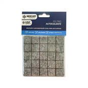 Feltro Cinza Quadrado com 25 Unidades  20 x 2mm Movelpar