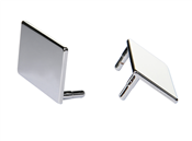 Ponteira Acabamento Cromado para Perfil Puxador Metalfixe