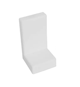 Capa Plástica Branco para Cantoneira Reforçada Aéreo 