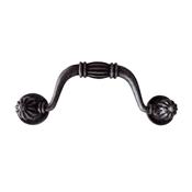 Puxador Colonial Alça 96mm 8014 Prata Velha 2M