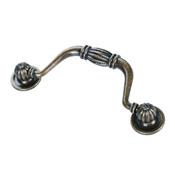 Puxador Colonial Alça 128mm 8015 Ouro Velho 2M