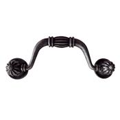 Puxador Colonial Alça 128mm 8015 Prata Velha 2M