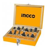 Jogo de Fresa para Tupia 6MM com 12 Peças AKRT1201 Ingco 