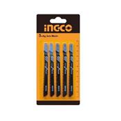 Lâmina para Tico-Tico para madeira Encaixe Universal com 5 peças JBT111C Ingco