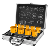 Serra Copo Bimetal Jogo com 12 Peças AKH0121 Ingco