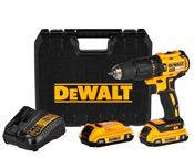 Furadeira / Parafusadeira de Impacto 20v 1/2 Pol BIV 2 Baterias Brusch com Maleta DCD7781D2 Dewalt