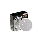 Lixa Disco Madeira Velcro 6 furos RHYNOGRIP White Line Indasa 