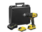 Furadeira/Parafusadeira Impacto 20V 1/2 POL BIV 2 Baterias com Maleta SCD711C2K Stanley