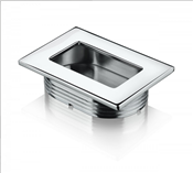 Puxador Tess 50 Embutir Cromado Archi