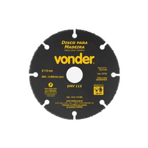 Disco Para Madeira 115mm DMV115 Vonder