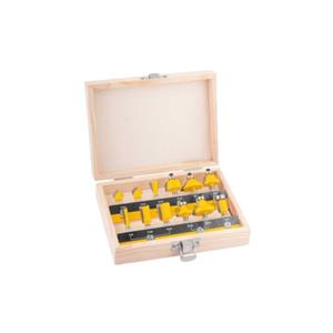 Jogo Fresas Para Tupia 6 Mm Com 12 Peças Vonder