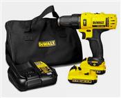 Furadeira/Parafusadeira Impacto 12V 3/8 Pol 220V 2 Baterias Litio com Bolsa DCD716D2 Dewalt