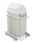 Lixeira Simples 3429-05 Com Balde Bege 19L L 262 X A 505 X P 340 Dimec