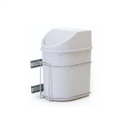 Lixeira Simples 4269 Com Balde Branco 12L 390 X 250 X 270 Giosul