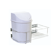 Lixeira Simples Com Pá/Despensa 4267 Balde Branco 12L 390 X 490 X 270 Giosul