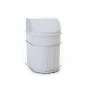 Lixeira Simples Para Porta 4268 Com Balde Branco 12L 390 X 240 X240 Giosul