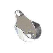 Suporte Para Tubo Cabideiro Redondo Cromado Metalfixe