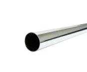 Tubo Redondo Cabideiro 3000 mm Cromado Metalnox