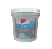 Cola Hot Melt Branca 1824 para Coladeira - Balde 2.5 Kg BX 140 a 180 Graus Afix