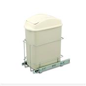 Lixeira Simples Com Balde Bege 20L Giosul