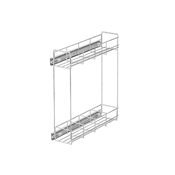 Porta Latas com Trilho Lateral L 120 X A 435 X P 455 Cromado 3341-05 Dimec