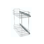 Porta Latas com Trilho Lateral 470X120X470 Cromado 4215 Giosul