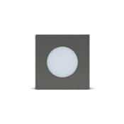 Luminária Quadrada Point Grafite 1.5W 6000K Bivolt LL