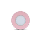 Luminária Redonda Point Kids Rosa 1.5W 6000K Bivolt LL