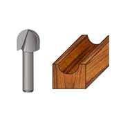 Fresa Ponta U 12mm Haste 12.7mm Diam 1959089.06 Radix