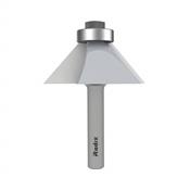 Fresa Decorativa 1/4 Pol Haste 12.7/37 mm Diam com Rolamento 27181BJ.02 Radix