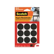 Protetor EVA Anti Deslizante Redondo com 9 un 30X3,5mm 3M