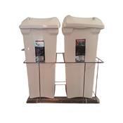 Lixeira Dupla 3414-05 15L L 325 X A 505 X P 425 Moveltec