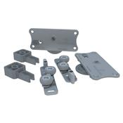 Sistema RO-47 Universal Kit com Mola 1 Porta de Correr 60 kg Rometal