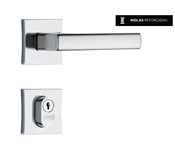 Fechadura Externa Inox 3400 Vega Roseta Quadrada 30046 Stam