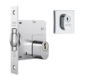 Fechadura Pivotante 1005 Roseta Quadrada Cromada 10892 Stam