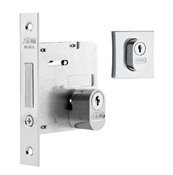 Fechadura Segurança 1007 Roseta Quadrada Cromada Stam