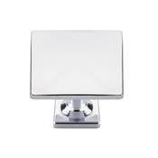 Puxador Ponto Quadrado 22mm Cromado Moveltec