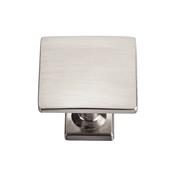 Puxador Ponto Quadrado 22mm Escovado Moveltec